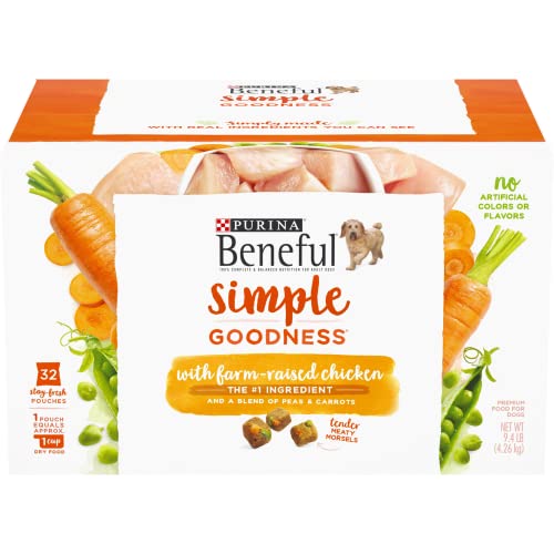 Beneful Beneful Dry Dog Food, Simple Goodness With Farm Raised Chicken - 32 ct. Box