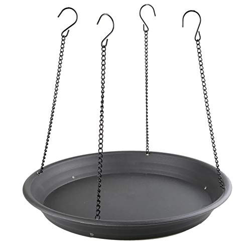 Bird Seed Catcher Tray Platform Feeder Hanging Tray Outdoors Backyard Garden (12 3/4")