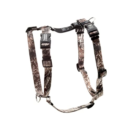 Blue-9 Buckle-Neck Balance Harness, Fully Customizable Fit No-Pull Harness, Ideal for Dog Training and Obedience, Made in The USA, Camo, Large