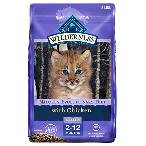 Blue Buffalo Cat Food For Kittens Natural Chicken Recipe High Protein Dry 3 