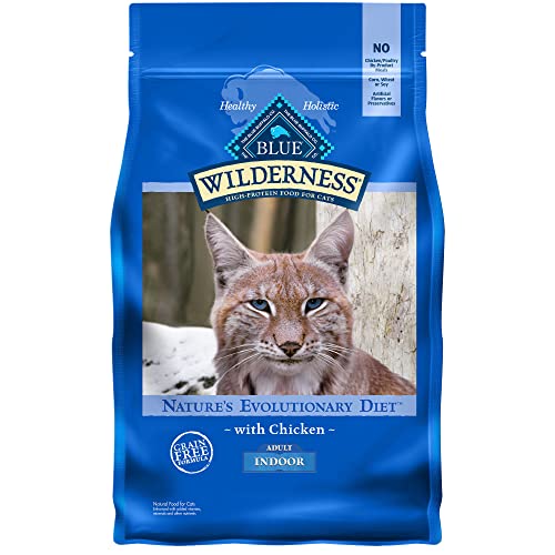 Blue Buffalo Wilderness High Protein, Natural Adult Indoor Dry Cat Food, Chicken 5-lb