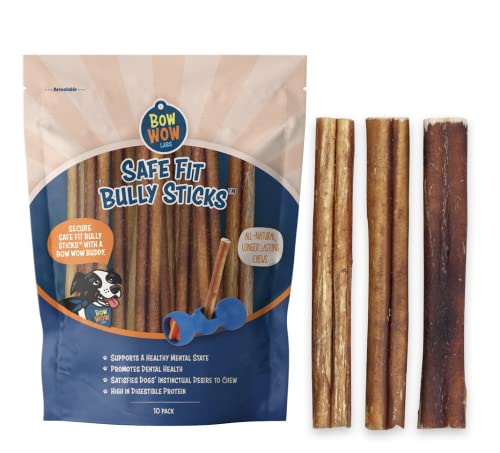 Bow Wow Labs 6" Bully Sticks - 10 Pack (Thick)