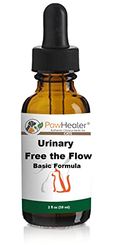 Cat Bladder Remedy for Stones & Crystals: 2 fl oz (59 ml) - Urinary Free The Flow - Basic - Works Great for Over 10 Years in The Herbal Business. …
