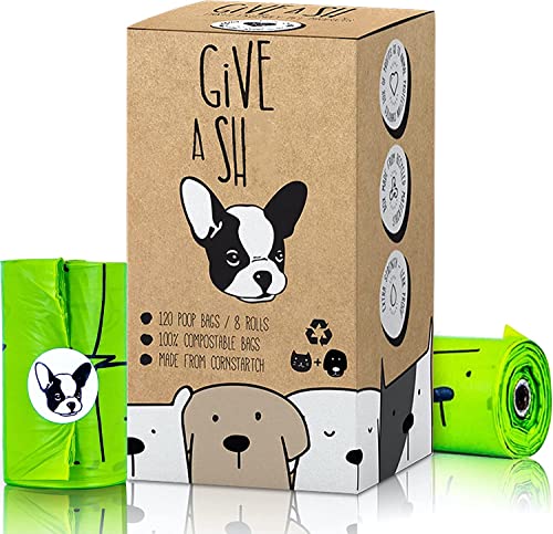 Certified Home Compostable Dog Poop Bags, 10% to Charity, Vegetable Based Dog Poop Bag, Earth Friendly dog waste bags, Leakproof And Zero Odor