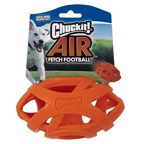 Chuckit! Air Fetch Football Dog Toy, Orange