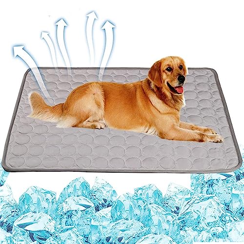 Cooling Mat for Dogs, Cat Cooling Mat Dog Mat, Pet Cooling Mat for Kitten Puppy for Bed/Sofa/Car Seat/Floor 40x30cm