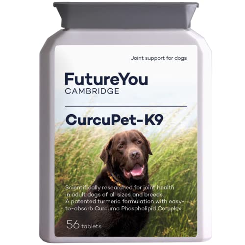 CurcuPet-K9 Joint Supplement for Dogs | Supports Cartilage, Connective Tissue and Overall Joint Health, 56 Tablets | Suitable for All Breeds and Sizes