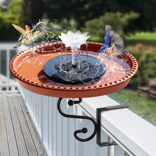 Solar Water Fountain For Hummingbirds 2024 Vet Ranch We Love Pets   Deck Mounted Bird Bathsolar Bird Bath Fountains For Hummingbirdsadjustable 