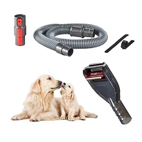 Defurry Pet Grooming Brush Hair Deshedding Tool for Dogs&Cats Professional Shedding Fur Remover Comb as Vacuum Cleaner Attachment Kit for Dyson V15 V12 V11 V10 V8 V7 V6