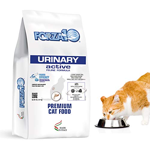 Forza10 Active Urinary Dry Cat Food, Cat Food Dry for Adult Cats, Helps Improve Urinary Tract and Urinary Issues, Fish Flavor Cat Dry Food, 4 Pound Bag