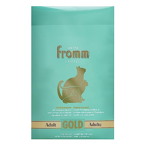 Fromm Adult Gold Dry Cat Food - Premium Cat Food for Adult Cats - Chicken Recipe - 10 lb