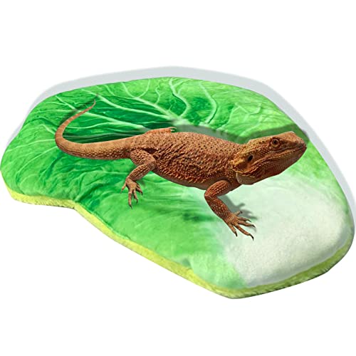 FULUE Bearded Dragon Tank Bed, Reptile Accessories Kit Decorations for Breaded Dragon Guinea Pig