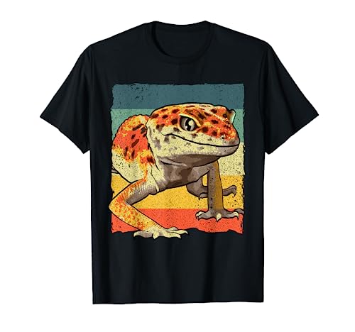 Funny Leopard Gecko Design For Men Women Kids Gecko Lover T-Shirt