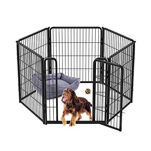FXW HomePlus Dog Playpen Designed for Indoor Use, 32" Height for Medium Dogs│Patent Pending