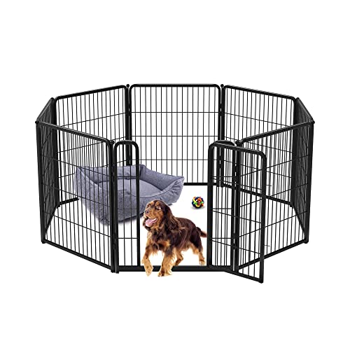 FXW HomePlus Dog Playpen Designed for Indoor Use, 32" Height for Medium Dogs│Patent Pending