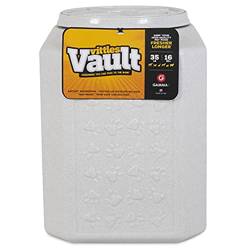Gamma2 Vittles Vault Dog Food Storage Container, Up To 35 Pounds Dry Pet Food Storage