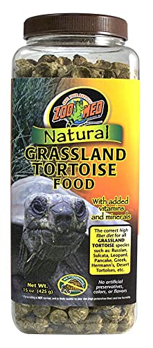 Gourmet Natural Grassland Tortoise Food (15oz) - Includes Attached DBDPet Pro-Tip Guide