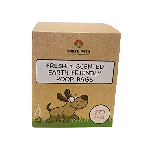 Green Path Dog Poop Bags, 270 Extra Thick and Strong Pet Waste Bags, 13 x 9 Inches, Value Priced