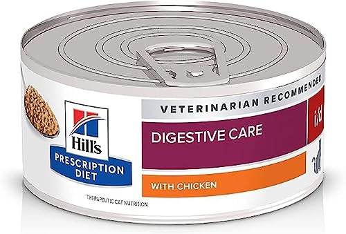 Hill's i/d Digestive Care with Chicken Canned Cat Food, 5.5 oz, Pack of 12