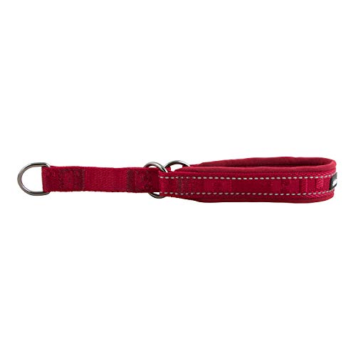 Hurtta Semi-Padded Collar for Dogs, Burgundy Red, Size XS for Dogs, Semi-Choker, Casual, Red Burgundy Red, Size XS