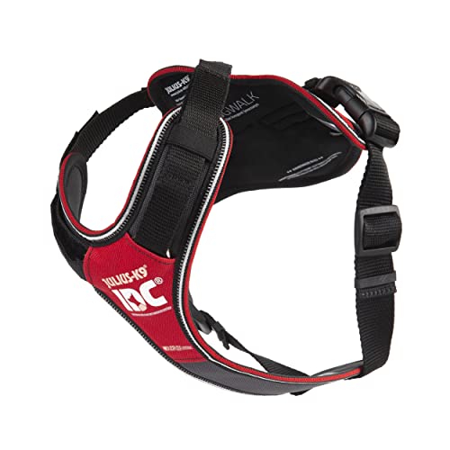 IDC Longwalk Y-Harness, Red-Gray, Size: S