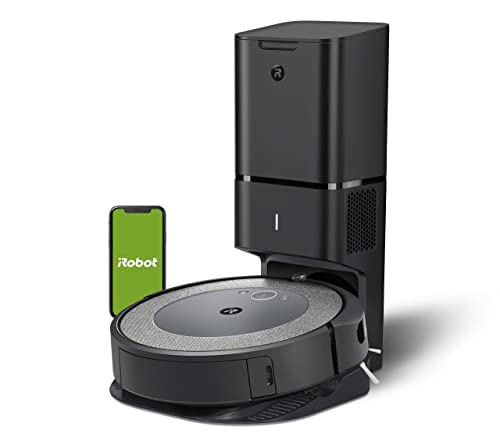 iRobot Roomba i3+ EVO (3550) Self-Emptying Robot Vacuum – Now Clean by Room with Smart Mapping, Empties Itself for Up to 60 Days, Works with Alexa, Ideal for Pet Hair, Carpets​, Roomba i3+