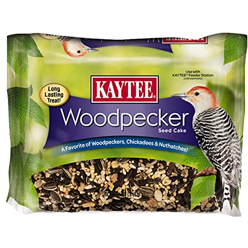 Kaytee Wild Bird Woodpecker Seed Cake Food, 1.85 Pounds