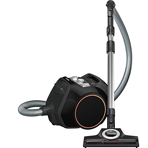 Miele Boost CX1 Cat & Dog - Bagless canister vacuum cleaner, lightweight, compact and corded with Vortex Technology, TurboBrush and HEPA AirClean filter, in Obsidian Black