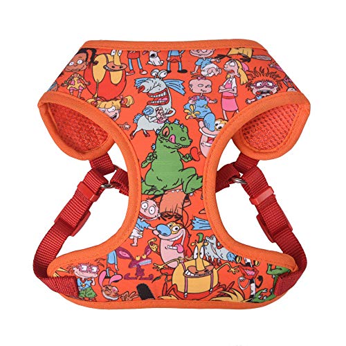 Nickelodeon for Pets All Stars Dog Harness for Large Dogs | No Pull Dog Harness Vest with Nickelodeon Characters from Rugrats, Hey Arnold, and More | Nickelodeon Pet Harness