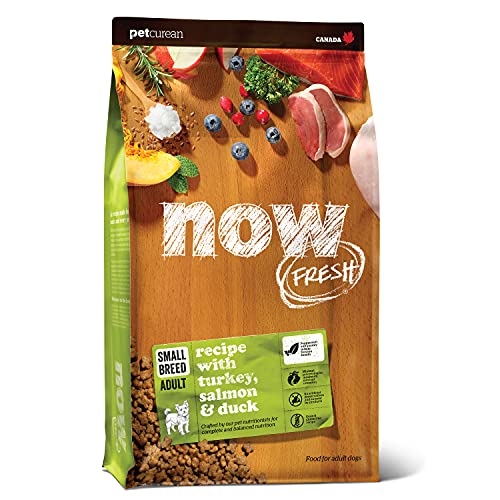 Now Fresh Grain Free Small Breed Dog Food, 6 lb - Dry Dog Food Adult Recipe - Healthy Diet with Probiotics & Real Meat & Fish for Protein