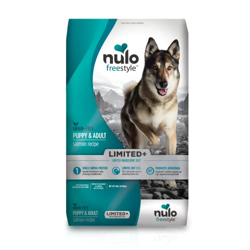 Nulo Freestyle All Breed Dog Food, Premium Allergy Friendly Adult & Puppy Grain-Free Dry Kibble Dog Food, Single Animal Protein with BC30 Probiotic for Healthy Digestive Support 24 Pound (Pack of 1)