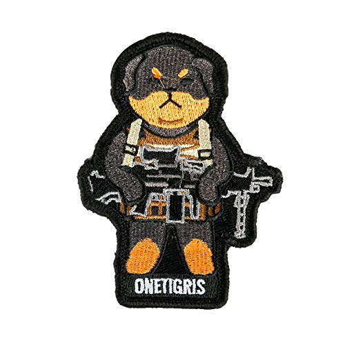 OneTigris K9 Patch Dog Morale Patch for Vest Harness Collar Leash (Rottweiler)