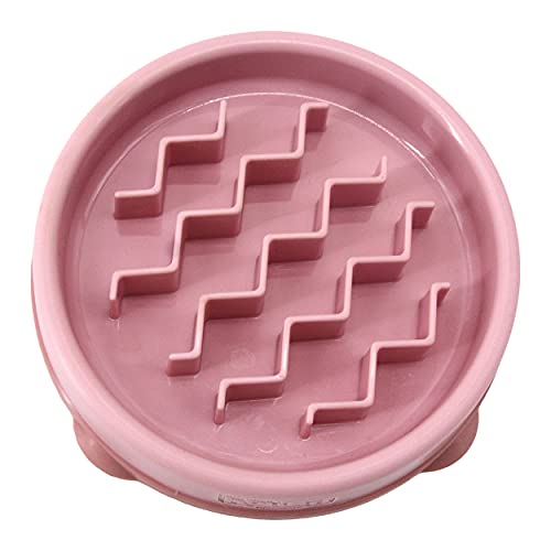 Outward Hound Fun Feeder Slo Bowl, Slow Feeder Dog Bowl, Small/Tiny, Pink