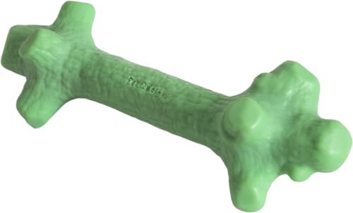 Pet Qwerks Nylon Stick BarkBone - Durable Dog Toys for Aggressive Chewers - Mint Flavor - 6",Green