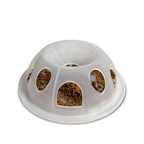 Pioneer Pet Tiger Diner Plastic Food Dish/Bowl, Natural