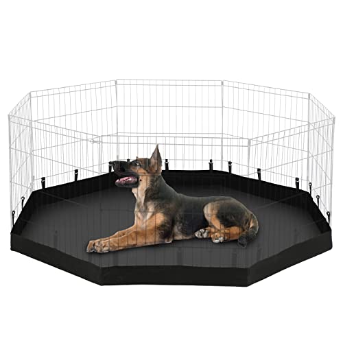 PJYuCien Dog Playpen Bottom Pad, Suitable for 8-Panels 24 Inch Wide Metal Pet Pen of Any Brand and Height! (Only with Bottom PAD, not Including Dog palypen)