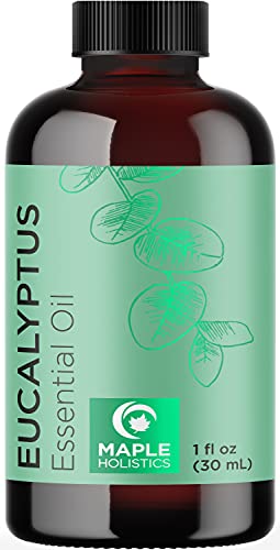 Pure Eucalyptus Essential Oil for Diffuser - Natural Eucalyptus Aromatherapy Diffuser Oil for Scalp Hair Skin and Nails - Undiluted Eucalyptus Essential Oils for Diffusers for Home and Self Care