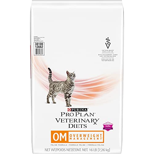 Purina Pro Plan Veterinary Diets OM Overweight Management Feline Formula Dry Cat Food - 16 lb. Bag