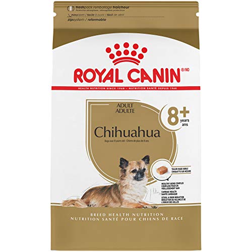 Royal Canin Breed Health Nutrition Chihuahua 8+ Adult Dry Dog Food, 2.5 lb bag