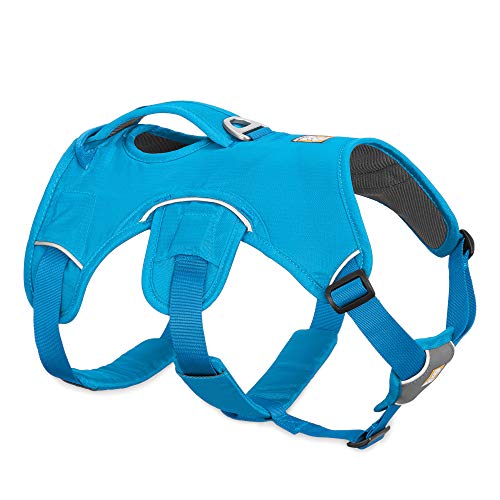 Ruffwear, Web Master, Multi-Use Support Dog Harness, Hiking and Trail Running, Service and Working, Everyday Wear, Blue Dusk, Small