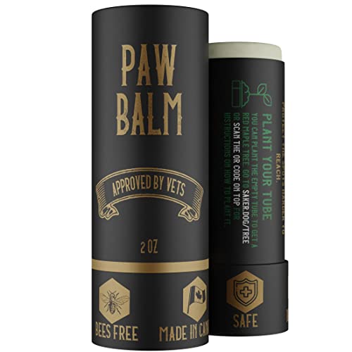 SÄKER Dog Paw Balm | Veterinarian-Approved Paw Moisturizer for Dry, Cracked, and Rough Paws | Handmade in Canada | Heals, Repairs, and Protect Dog Paws Naturally