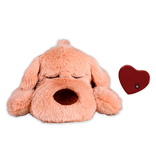 SmartPetLove Original Junior - Heartbeat Behavioral Aid Puppy Toy - Puppy Heartbeat Toy Sleep Aid (Biscuit)