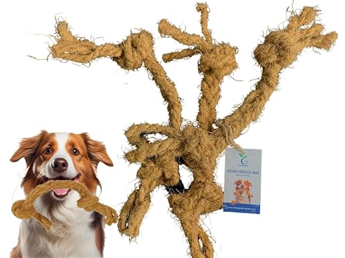 THATUWOOD Coconut Fiber Dog chew - Safe for Your Pets - Non Toxic - 100% Coconut Fiber - Made in Vietnam - 1 Pack/ 2 Pieces…