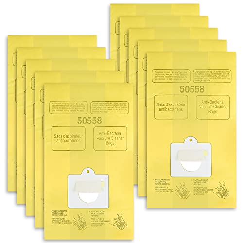 Vacuum Cleaner Bags Fit for Kenmore Canister Type C/Q 50555 50557 50558 and Type C-5, 10PCs Replacement Canister Vacuum Bags