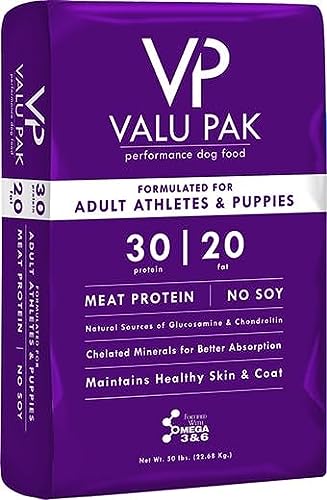 Valu-Pak 30-20 Dog Food | Purple Bag | 50 lb