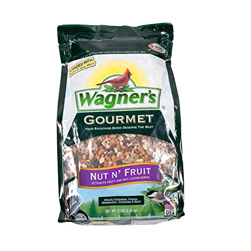 Wagner's 82072 Gourmet Nut & Fruit Wild Bird Food, 5 Pound (Pack of 1)