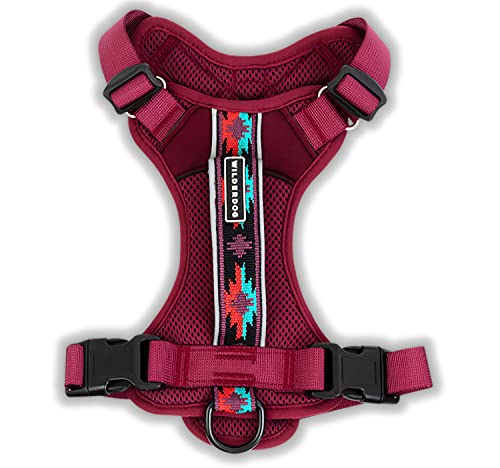 Wilderdog Lightweight Dog Harness with Reflective Straps - Large - Huckleberry