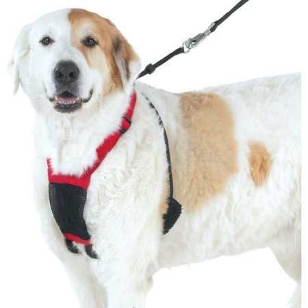 Yuppie Puppy Anti-Pull Mesh Harness, Multiple Sizes (Medium, Red)