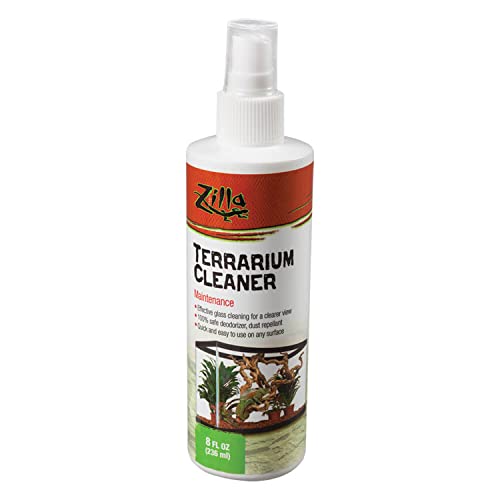 Zilla Terrarium Cleaner 8 Fluid Ounces , 2 x 7.4 x 2"