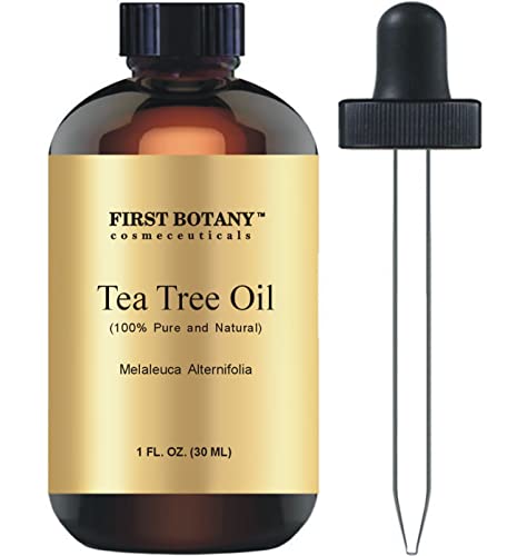 100% Pure Australian Tea Tree Essential Oil with high conc. of Terpinen - A Known Solution to Help in Fighting Acne, Toenail Issues, Dandruff. (1 fl oz)